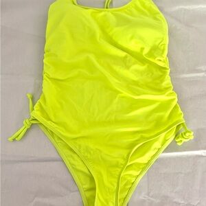 Neon Yellow women’s swimsuit